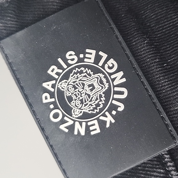 Kenzo Denim Biker Style Cotton Skinny Jeans - Picture 9 of 10